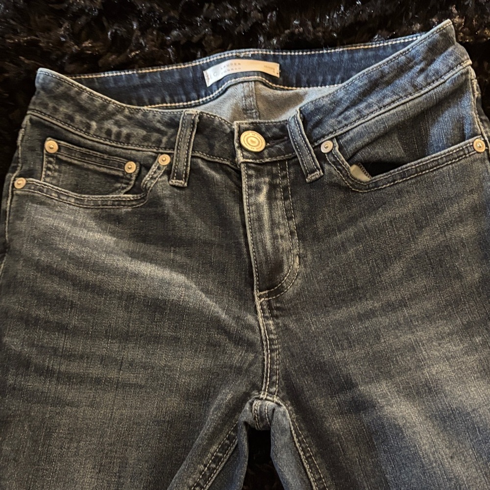 LC Lauren Conrad Women's Skinny Jeans - Dark Blue